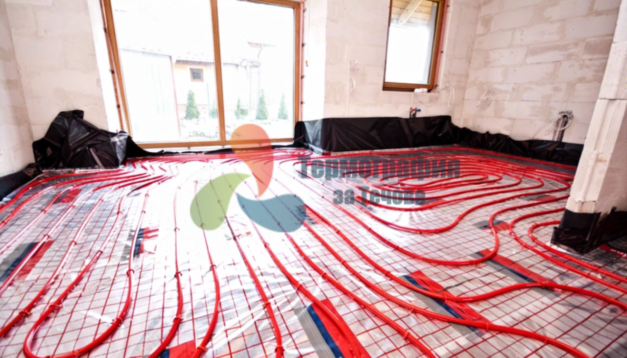 теч от подово отопление