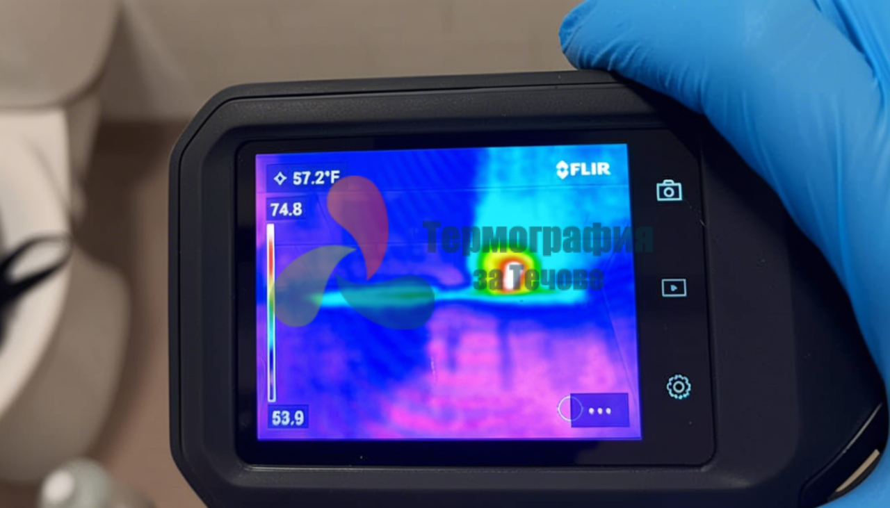 откриване на теч